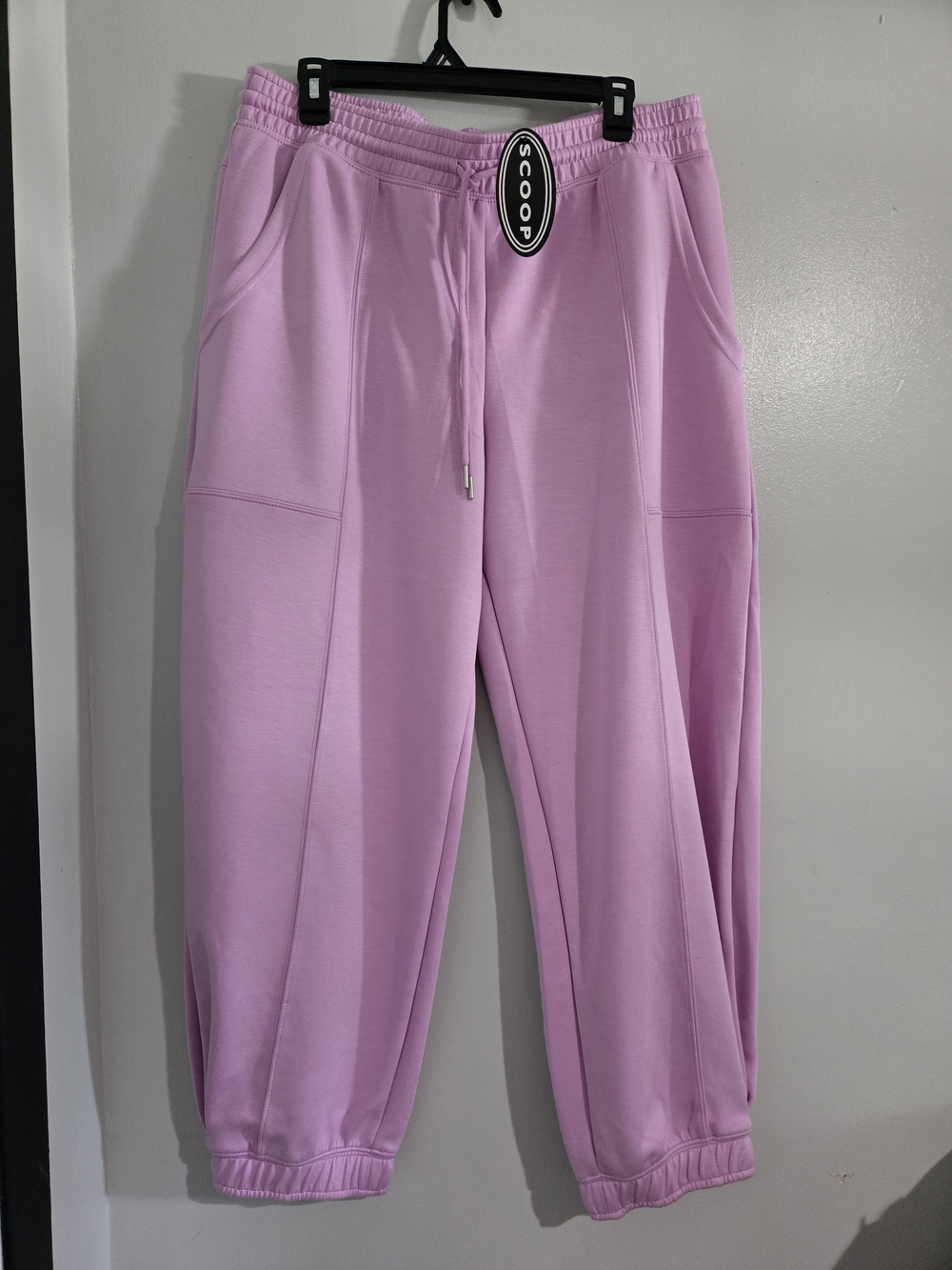 Scoop Lavender Drawstring Jogger Pants for Women